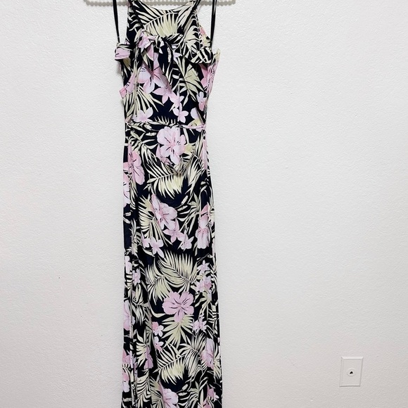 For love and lemons Palms Maxi Dress in Pastel Palm Floral size S - Picture 9 of 15